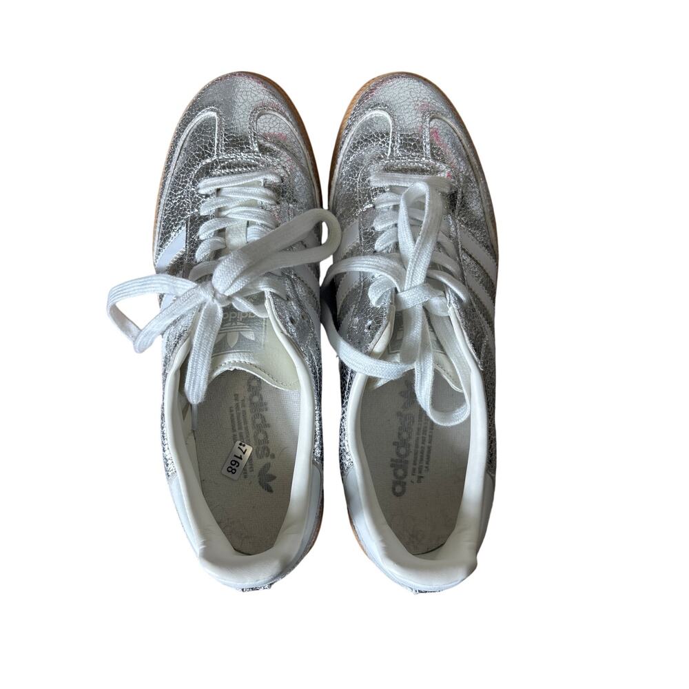 adidas Women's Silver Metallic Athletic Sneakers